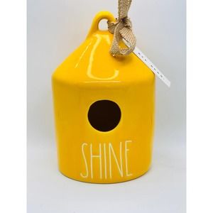 Rae Dunn "Shine" Birdhouse - Yellow